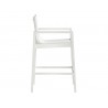 Sunpan Merano Barstoo White - Side Angle