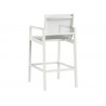 Sunpan Merano Barstoo White Back - Back Side Angle