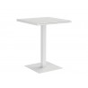 Sunpan Merano Bar Table White - Front Side Angle