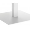 Sunpan Merano Bar Table White - Base Angle