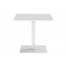 Sunpan Merano Bistro Table White - Front Angle