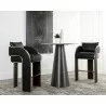 Sunpan Baz Bar Stool - Napa Black Set - Sunpan Baz Bar Stool - Napa Black Set