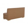 Sunpan Radcliff Banquette - Milliken Cognac Back