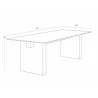 Sunpan Calvosa Dining Table Base 01 - Sunpan Calvosa Dining Table Base 01