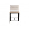 Sunpan Abilene Counter Stool - Polo Club Muslin Back - Front Angle