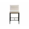 Sunpan Abilene Counter Stool - Polo Club Muslin Back - Front Angle - Sunpan Abilene Counter Stool - Polo Club Muslin Back - Front Angle