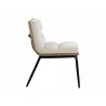 Sunpan Abilene Dining Chair- Polo Club Muslin - Side Angle - Sunpan Abilene Dining Chair- Polo Club Muslin - Side Angle