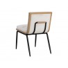 Sunpan Abilene Dining Chair- Polo Club Muslin - Back Side Angle