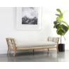 Sunpan Adelaide Daybed - Heather Ivory Tweed - Lifestyle