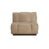 Sunpan Blaise Swivel Lounge Chair - Sahara Sand Leather