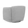 Sunpan Garrison Swivel Lounge Chair Back Dove