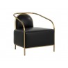 Sunpan Cicero Lounge Armchair - Cantina Black