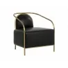 Sunpan Cicero Lounge Armchair - Cantina Black - Sunpan Cicero Lounge Armchair - Cantina Black