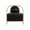 Sunpan Cicero Lounge Armchair - Cantina Black - Sunpan Cicero Lounge Armchair - Cantina Black