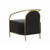 Sunpan Cicero Lounge Armchair - Cantina Black - Sunpan Cicero Lounge Armchair - Cantina Black