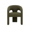 Sunpan Isidore Dining Chair Olive Front