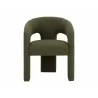 Sunpan Isidore Dining Chair Olive Front - Sunpan Isidore Dining Chair Olive Front