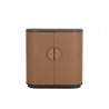 Sunpan Dresden Bar Cabinet - Milliken Cognac - Front Angle