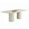 Sunpan Alanya Dining Table Rectangular - 84" - with Decor - Sunpan Alanya Dining Table Rectangular - 84" - with Decor