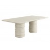 Sunpan Alanya Dining Table Rectangular - 84" - Front Side Angle