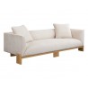 Sunpan Aanwa Sofa - Polo Club Muslin - Front Side Angle