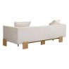 Sunpan Aanwa Sofa - Polo Club Muslin - Back Side Angle
