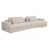 Sunpan Baela Sofa - Danny Cream - Front Side Angle