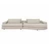 Sunpan Baela Sofa - Danny Cream - Front Angle - Sunpan Baela Sofa - Danny Cream - Front Angle