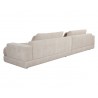 Sunpan Baela Sofa - Danny Cream - Back Side Angle
