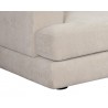 Sunpan Baela Sofa - Danny Cream - Base Angle