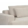 Sunpan Baela Sofa - Danny Cream - Seat Closeup Angle - Sunpan Baela Sofa - Danny Cream - Seat Closeup Angle