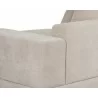 Sunpan Baela Sofa - Danny Cream - Closeup Angle - Sunpan Baela Sofa - Danny Cream - Closeup Angle