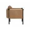 Sunpan Wilder Lounge Chair - Ludlow Sesame Leather Side