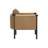 Sunpan Wilder Lounge Chair - Ludlow Sesame Leather Side - Sunpan Wilder Lounge Chair - Ludlow Sesame Leather Side