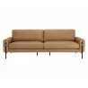 Sunpan Camus Sofa - Ludlow Sesame Leather - Front Angle - Sunpan Camus Sofa - Ludlow Sesame Leather - Front Angle
