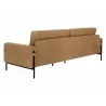 Sunpan Camus Sofa - Ludlow Sesame Leather - Back Side Angle - Sunpan Camus Sofa - Ludlow Sesame Leather - Back Side Angle