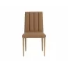 Sunpan Wilbur Dining Chair - Milliken Cognac Front - Sunpan Wilbur Dining Chair - Milliken Cognac Front