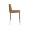 Sunpan Wilbur Barstool - Milliken Cognac Side