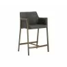 Sunpan Bernadette Counter Stool - Kendall Grey - Sunpan Bernadette Counter Stool - Kendall Grey