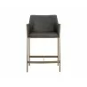 Sunpan Bernadette Counter Stool - Kendall Grey Front - Sunpan Bernadette Counter Stool - Kendall Grey Front