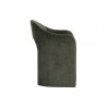 Sunpan Anaya Dining Armchair - Bergen Olive - Side Angle