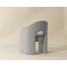 Sunpan Anaya Dining Armchair - Altro Cappuccino - Back Side Angle