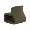 Sunpan Sophiene Lounge Chair - Copenhagen Olive Back