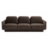 Sunpan Everton Sofa Dark Brown - Front Angle