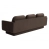 Sunpan Everton Sofa Dark Brown - Back Side Angle