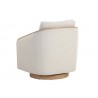 Sunpan Tasia Swivel Lounge Chair Back Effie Linen
