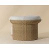 Sunpan Asos Lounge Chair - Louis Cream - Front Angle