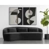 Sunpan Soraya Sofa - Shadow Grey - Sunpan Soraya Sofa - Shadow Grey