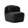 Sunpan Soraya Swivel Armless Chair - Shadow Grey - Sunpan Soraya Swivel Armless Chair - Shadow Grey