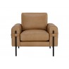 Sunpan Camus Armchair - Ludlow Sesame Leather - Front Angle